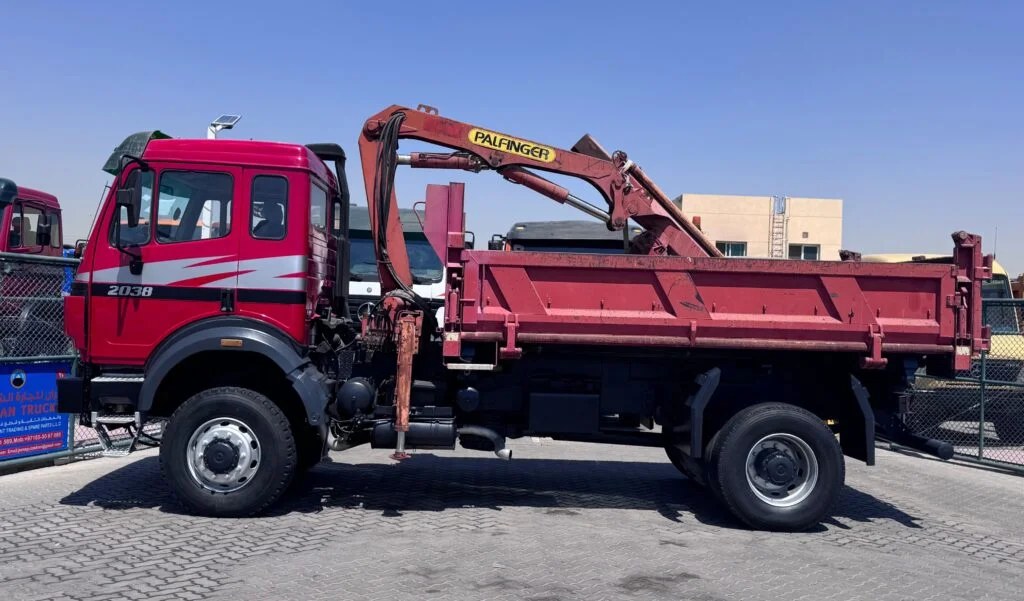 
								MERCEDES BENZ 2038 CRANE TRUCK 4WD 1996 Model full									
